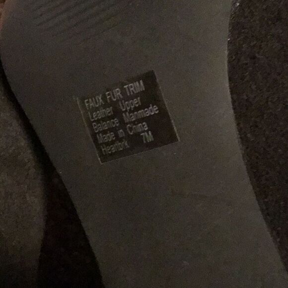 ♥️…Womens suede buckle heel booties - Picture 5 of 5